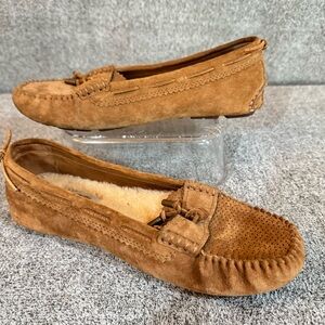 UGG Brown Suede Moccasins